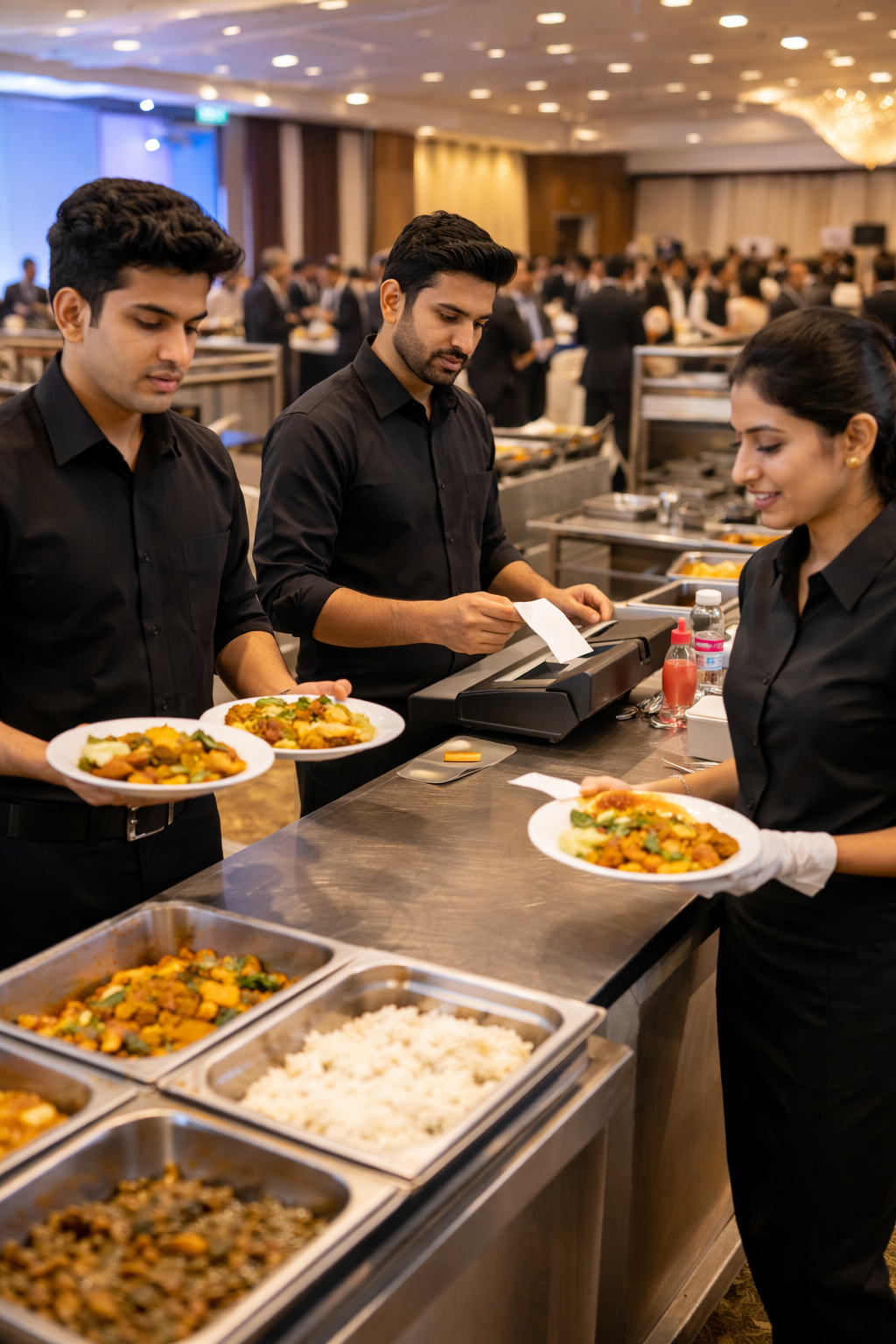 Bussers, food runners & cashiers